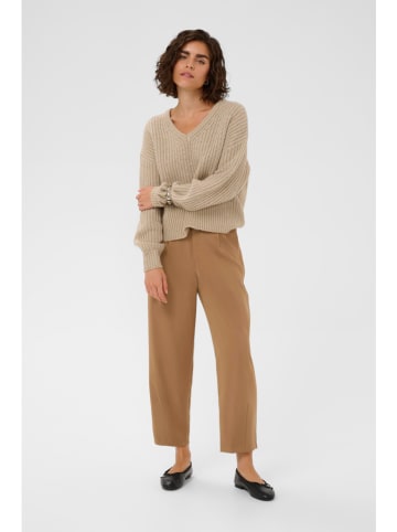 Kaffe Stoffen broek beige