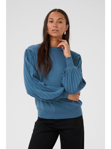 Kaffe Pullover in Blau
