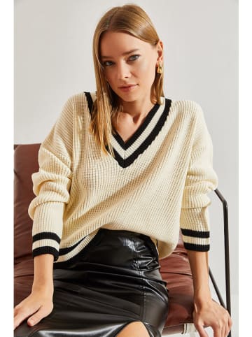 Bianco Lucci Pullover in Beige