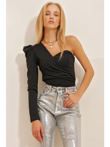 Trend Alaçatı Stili Blouse zwart