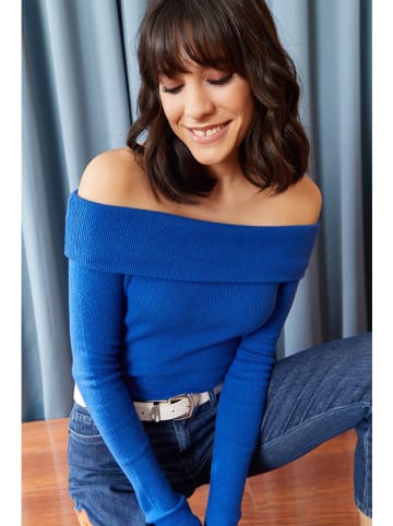 Olalook Bluzka w kolorze niebieskim