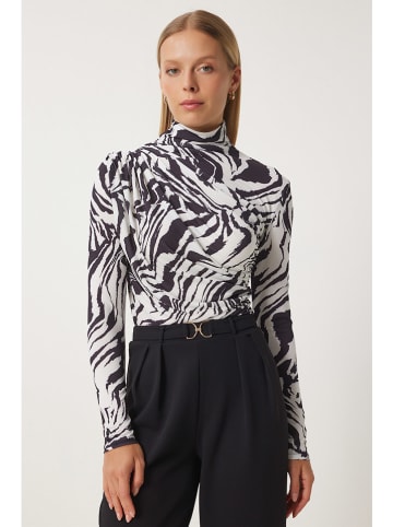 Happiness Istanbul Blouse zwart/wit