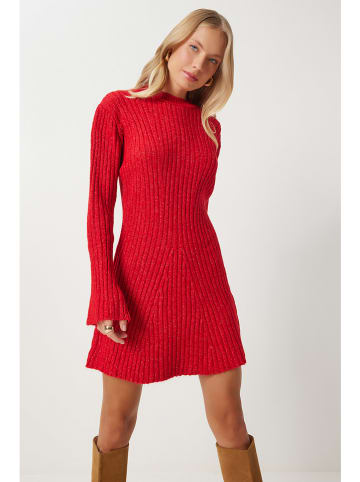 Happiness Istanbul Strickkleid in Rot