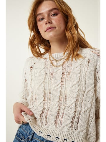 Happiness Istanbul Pullover in Creme