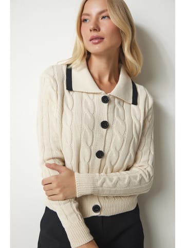 Happiness Istanbul Cardigan in Creme