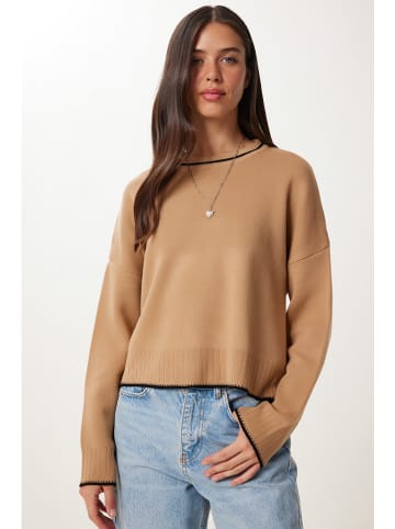 Happiness Istanbul Pullover in Hellbraun