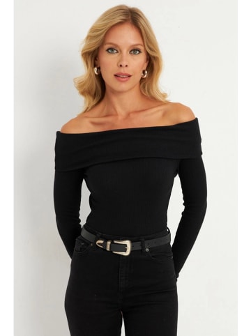 Cool and sexy Blouse zwart