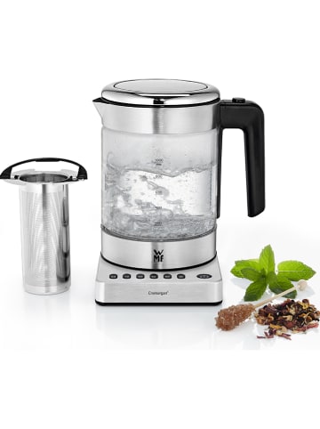 WMF Wasserkocher "KüchenMinis - Vario" in Silber/ Transparent - 1 l