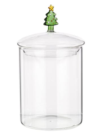 Bizzotto Voorraadpot transparant - (H)16 cm