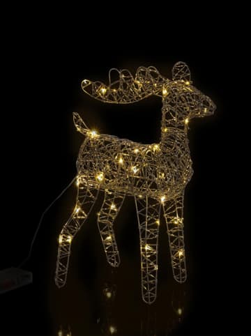 Bizzotto Decoledlamp "Will" goudkleurig - (H)40 cm