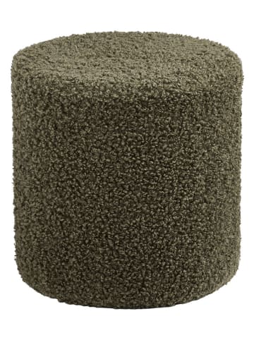 House Nordic Pouf "Ejby" in Khaki - (H)36 x  Ø 34 cm