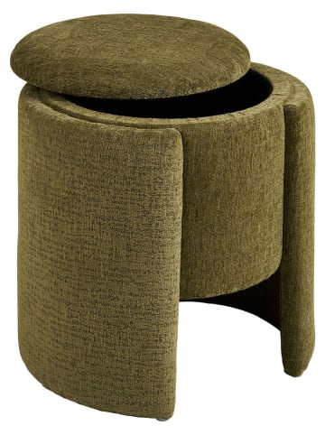 House Nordic Opbergkruk "Walsdorf" kaki - (H)43,5 x  Ø 42 cm