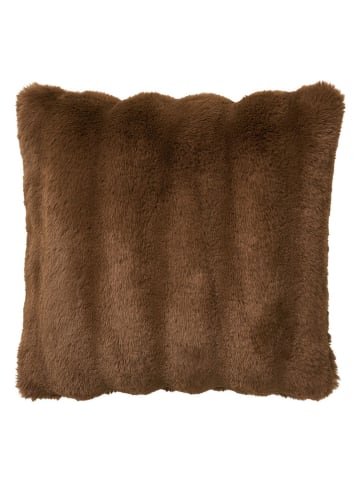 House Nordic Kissen "Galena" in Braun - (L)45 x (B)45 cm