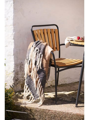 House Nordic Plaid in Schwarz/ Braun - (L)170 x (B)130 cm