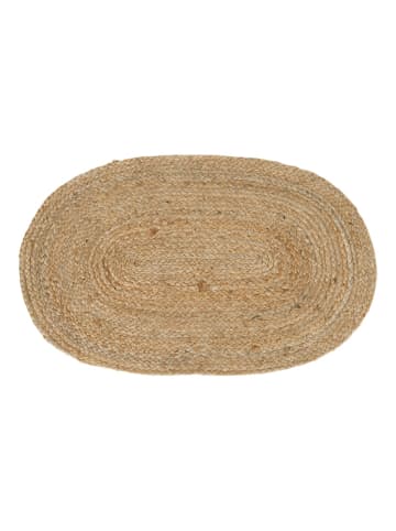 House Nordic Jute-Teppich "Bombay" in Hellbraun - (L)80 x (B)50 cm