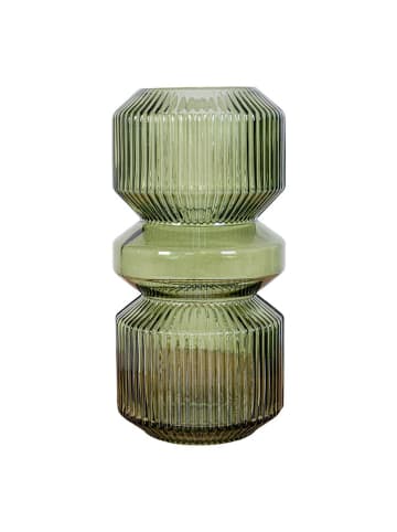 House Nordic Vase in Grün - (H)25 x Ø 12 cm