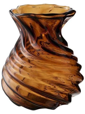 House Nordic Vase in Braun - (H)18,5 x  Ø 16 cm