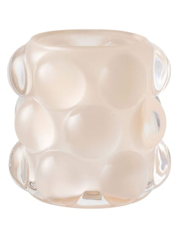 House Nordic 2-delige set: kaarshouders groen/beige - (H)8 x  Ø 8,5 cm