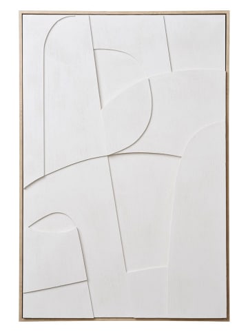 House Nordic Gerahmter Kunstdruck "Madeline No.1" in Weiß - (B)60 x (H)90 cm