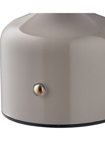 House Nordic LED-Tischkeuchte "Aulla" in Grau - (H)13 x Ø 10 cm