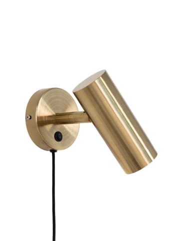 House Nordic Wandlamp goudkleurig - (B)10 x (H)22 cm