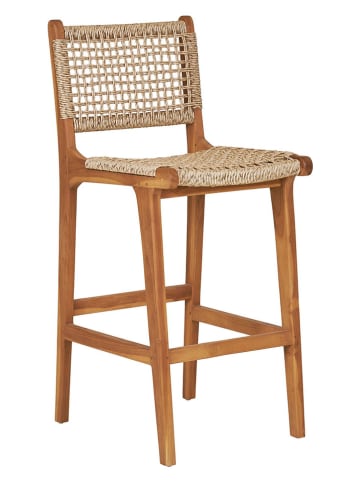 House Nordic Barstoel "Derby" lichtbruin/beige - (B)45 x (H)94 x (D)50 cm