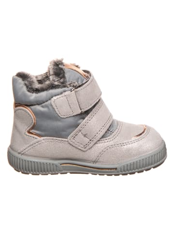 Primigi Leder-Boots in Hellgrau