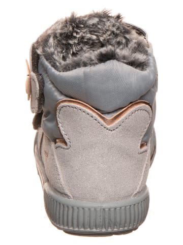 Primigi Leder-Boots in Hellgrau