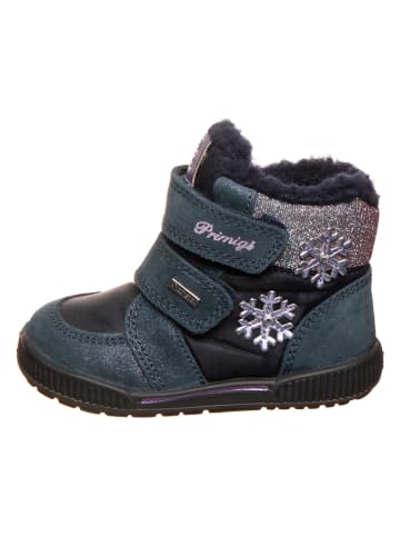 Primigi Leder-Boots in Dunkelblau