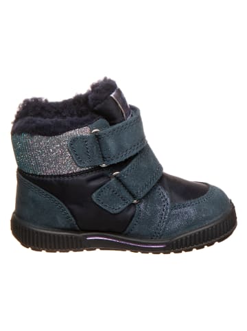 Primigi Leder-Boots in Dunkelblau