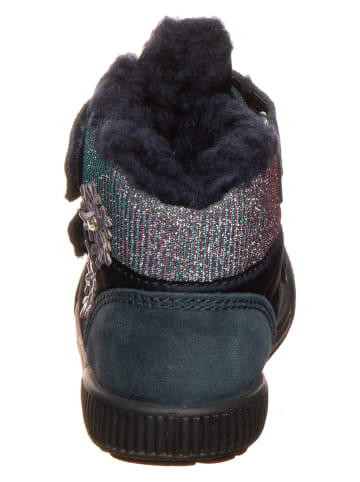 Primigi Leder-Boots in Dunkelblau