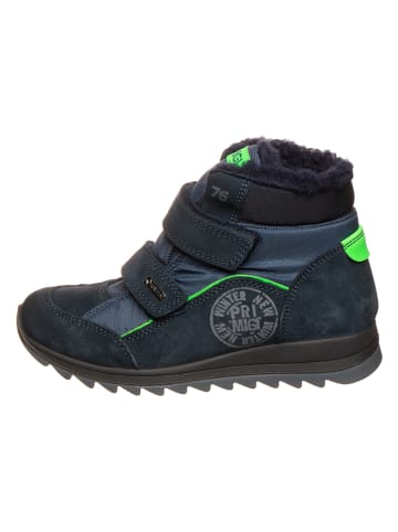 Primigi Leder-Boots in Dunkelblau