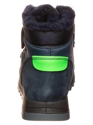 Primigi Leder-Boots in Dunkelblau