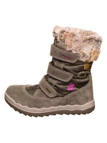 Primigi Leren winterlaarzen taupe