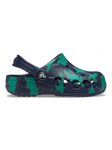 Crocs Chodaki "Baya Graphic" w kolorze granatowo-zielonym