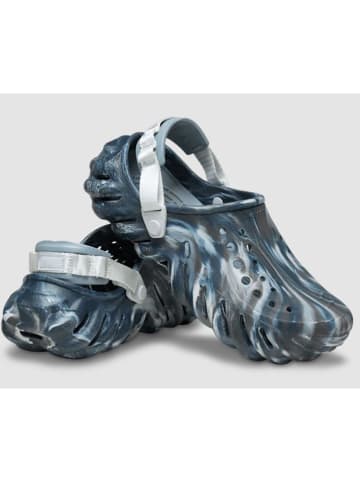 Crocs Chodaki "Echo Marbled" w kolorze niebiesko-szarym