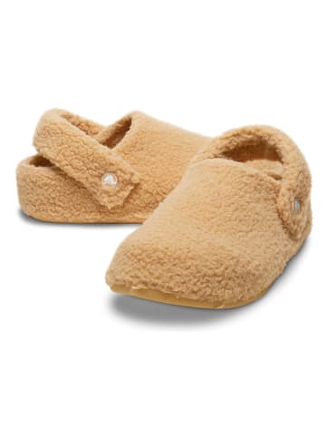 Crocs Chodaki "Classic Cozzzy" w kolorze jasnobrązowym