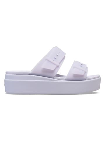 Crocs Pantoletten "Brooklyn Buckle" in Lila