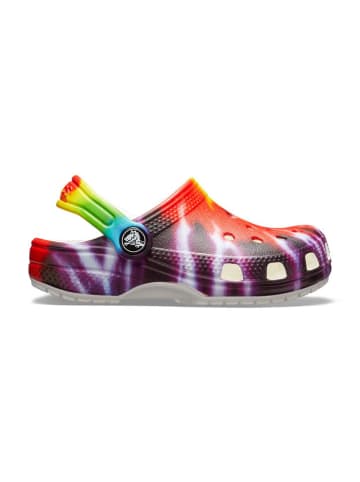 Crocs Crocs "Classic TieDye Graphic" in Weiß/ Bunt