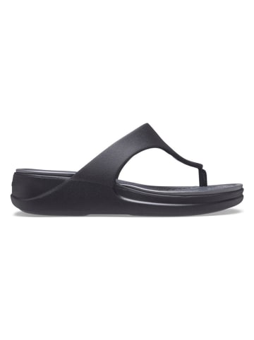 Crocs Zehentrenner "Boca Wedge" in Schwarz