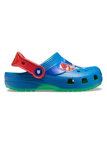 Crocs Chodaki "Classic" w kolorze niebiesko-czerwonym