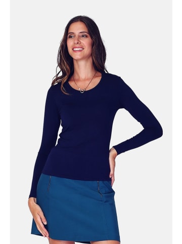 ASSUILI Longsleeve in Dunkelblau