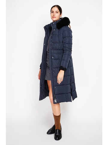 ASSUILI Steppmantel in Dunkelblau