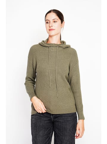 ASSUILI Sweter w kolorze khaki