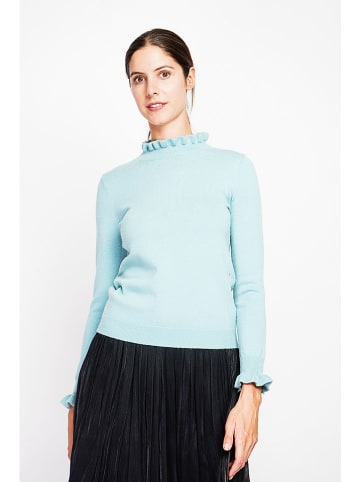 ASSUILI Pullover in Türkis