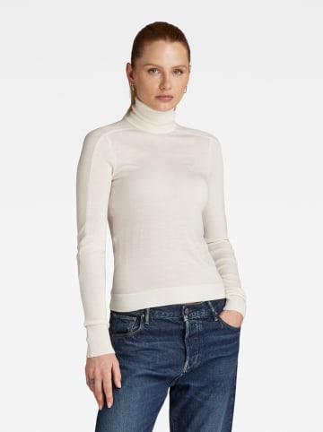 G-Star Wollpullover "Core" in Creme