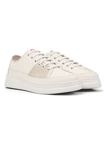 Camper Skórzane sneakersy w kolorze kremowym