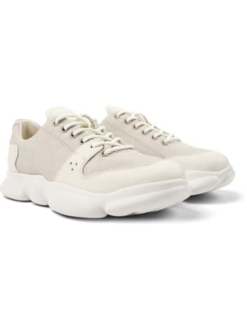 Camper Skórzane sneakersy w kolorze beżowym