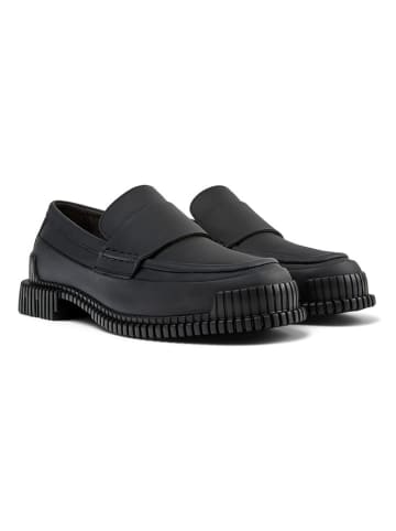 Camper Leder-Mokassins in Schwarz