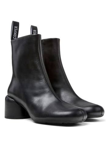 Camper Leder-Stiefeletten in Schwarz